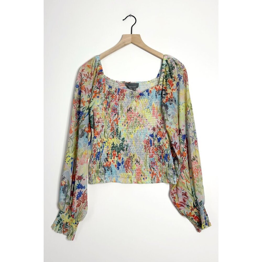 ANTHROPOLOGIE Rouen Smocked Blouse